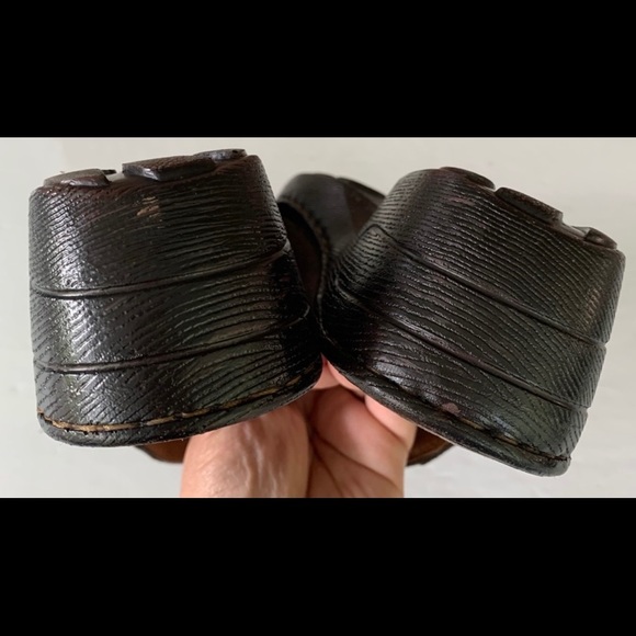 Born leather slip in wedge mules - Picture 2 of 8